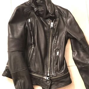 Allsaints Spitalfields leather jacket